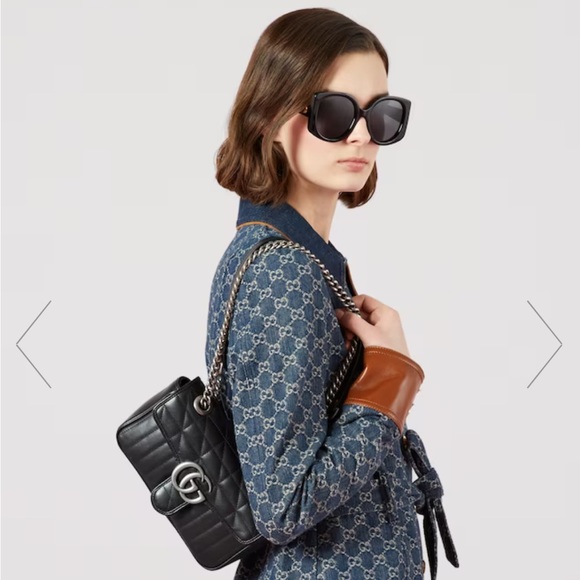 SOLD Gucci GG Marmont Mini chain shoulder bag. - Picture 12 of 15